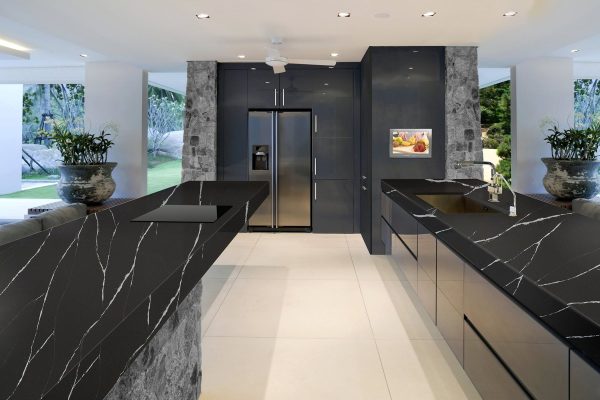 Composiet Keukenbladen Et Marquina Silestone