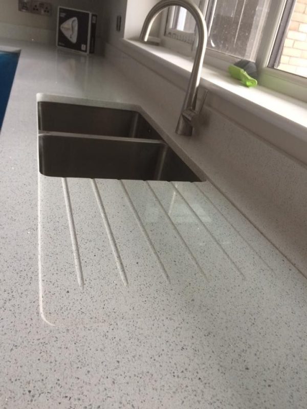 Composiet Keukenbladen Stellar Blanco Silestone