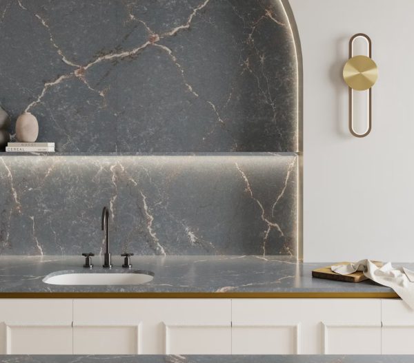 Composiet Keukenbladen Parisien Bleu Silestone