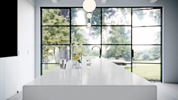 Caesarstone 1111 Vivid White Composiet Aanrechtbladen