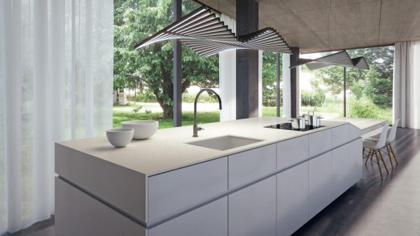 Caesarstone 4001 Fresh Concrete Composiet Keukenbladen