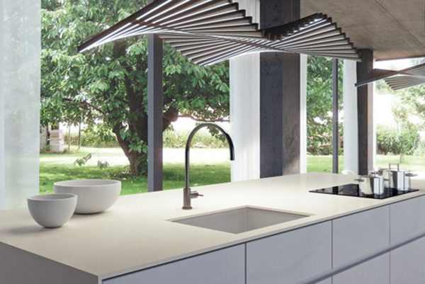 Caesarstone 4001 Fresh Concrete Composiet Keukenbladen