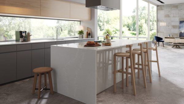 Caesarstone 5110 Alpine Mist Composiet Keukenbladen