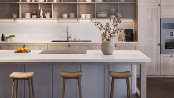 Caesarstone 5140 Dreamy Carrara Composiet Keukenbladen