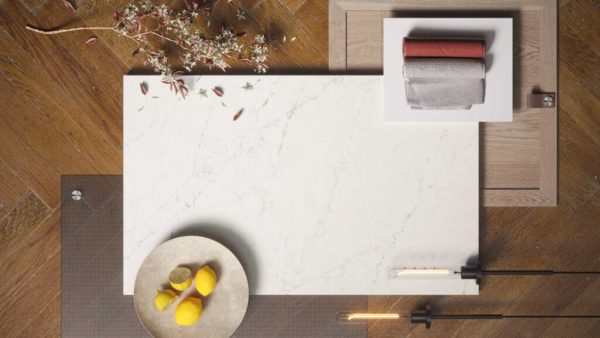 Caesarstone 5140 Dreamy Carrara Composiet Keukenbladen