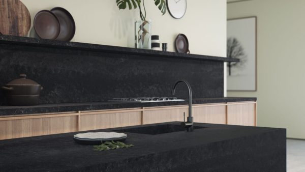 Composiet Keukenbladen 5810 Black Tempal Caesarstone