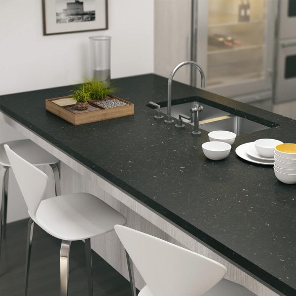 Silestone Arden Blue Composiet Keukenbladen