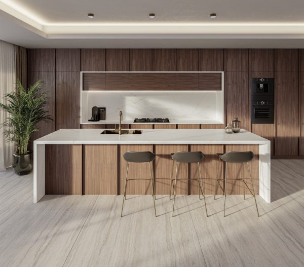 Silestone Blanc élysée Composiet Keukenbladen