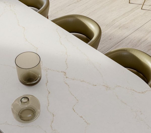 Silestone Blanc élysée Composiet Keukenbladen