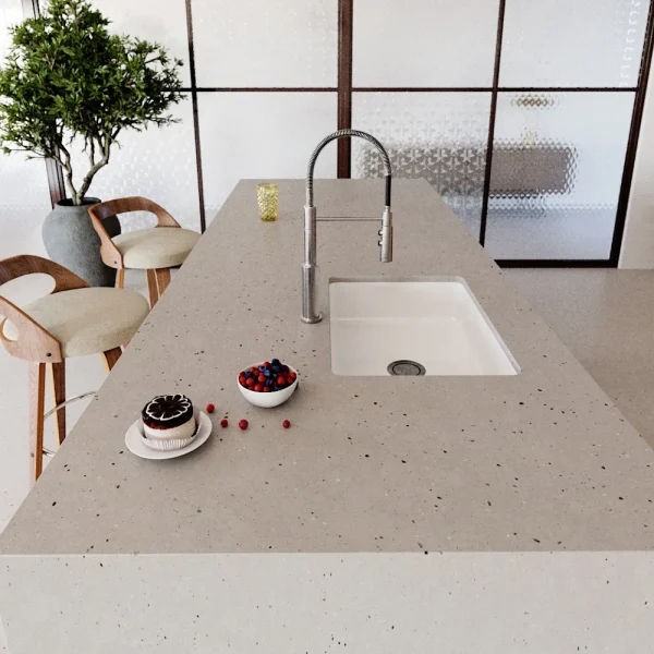 Silestone Concrete Pulse Composiet Keukenbladen