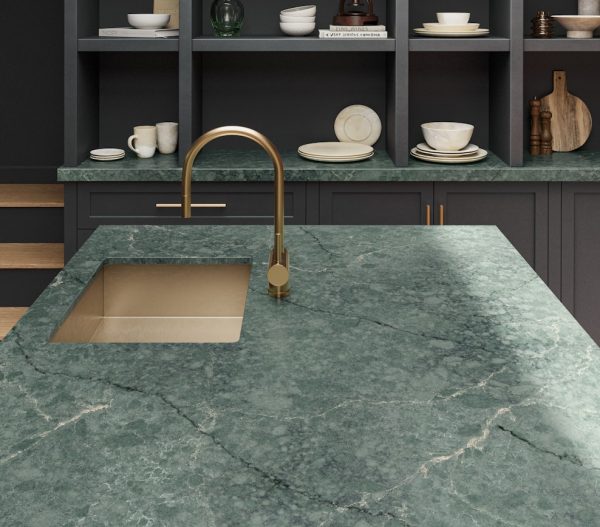 Silestone Jardin Emerald Composiet Aanrechtbladen