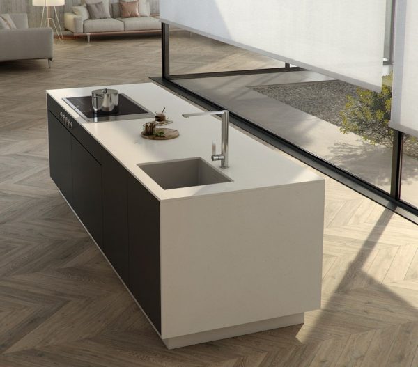 Silestone Miami Vena Composiet Keukenbladen