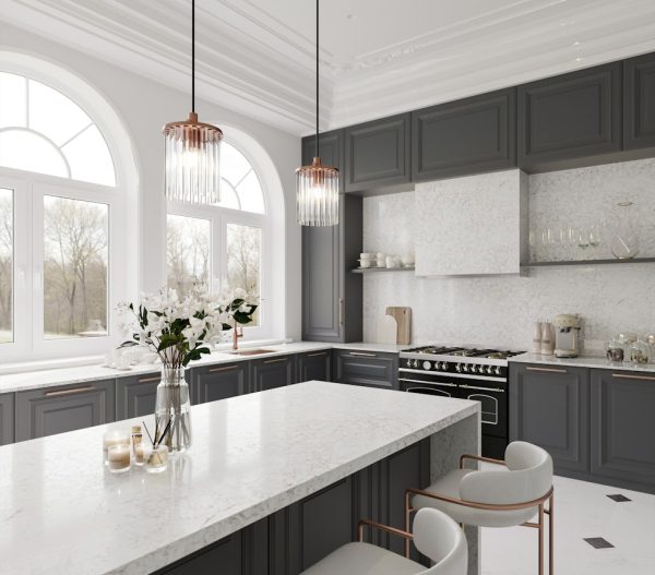 Silestone Riviére Rose Composiet Werkbladen