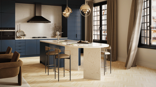 Taj Royale 5212 Caesarstone Composiet Keukenbladen