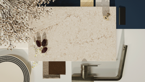 Taj Royale 5212 Caesarstone Composiet Keukenbladen