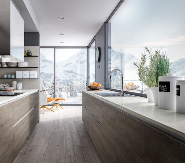 Silestone White Zeus Composiet Keukenbladen