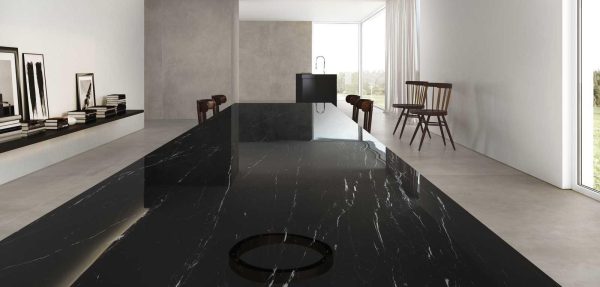 Marazzi Elegant Black keramiek Keukenbladen