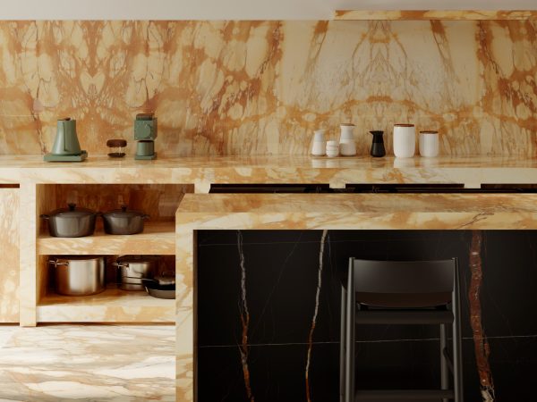 Marazzi Giallo Siena keramiek Keukenbladen