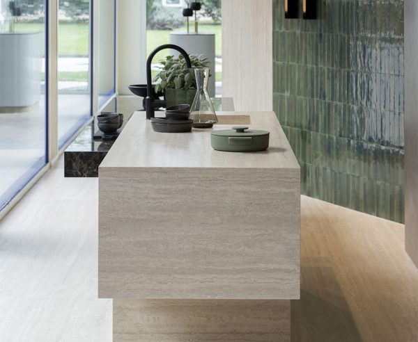 Marazzi Travertino Classico keramiek Werkbladen