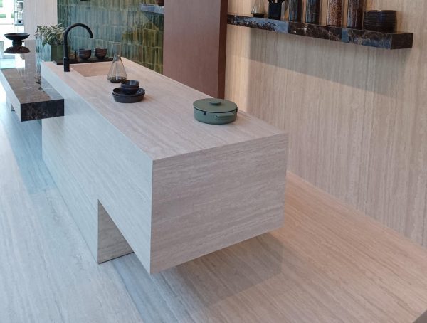 Marazzi Travertino Classico keramiek Werkbladen