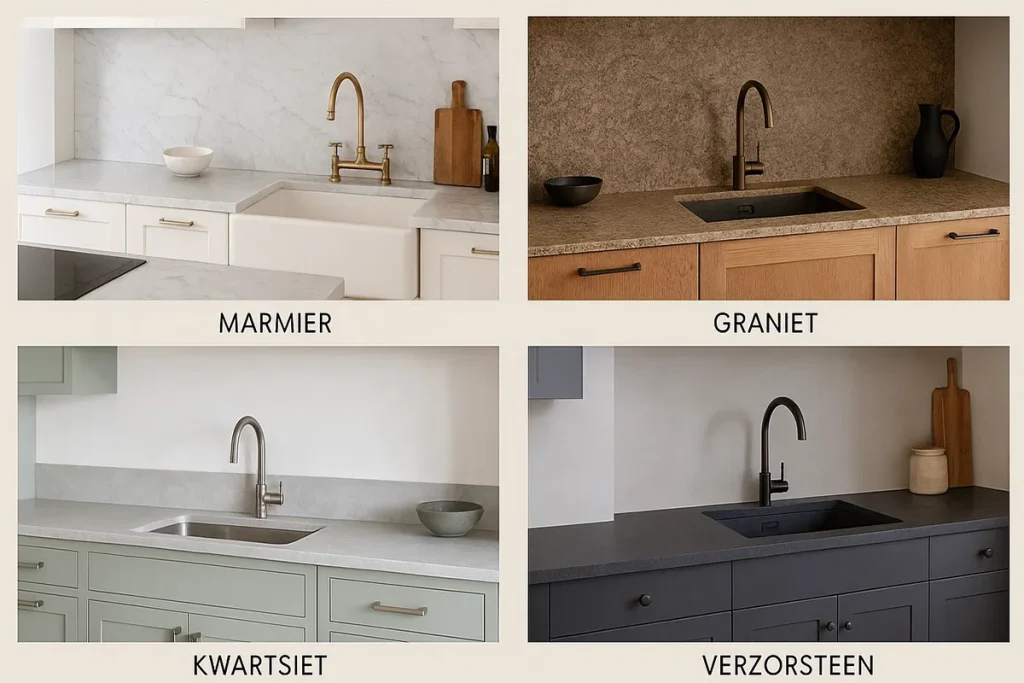 Soorten natuursteen keukenblad