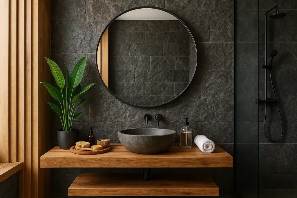 hardstenen badkamer